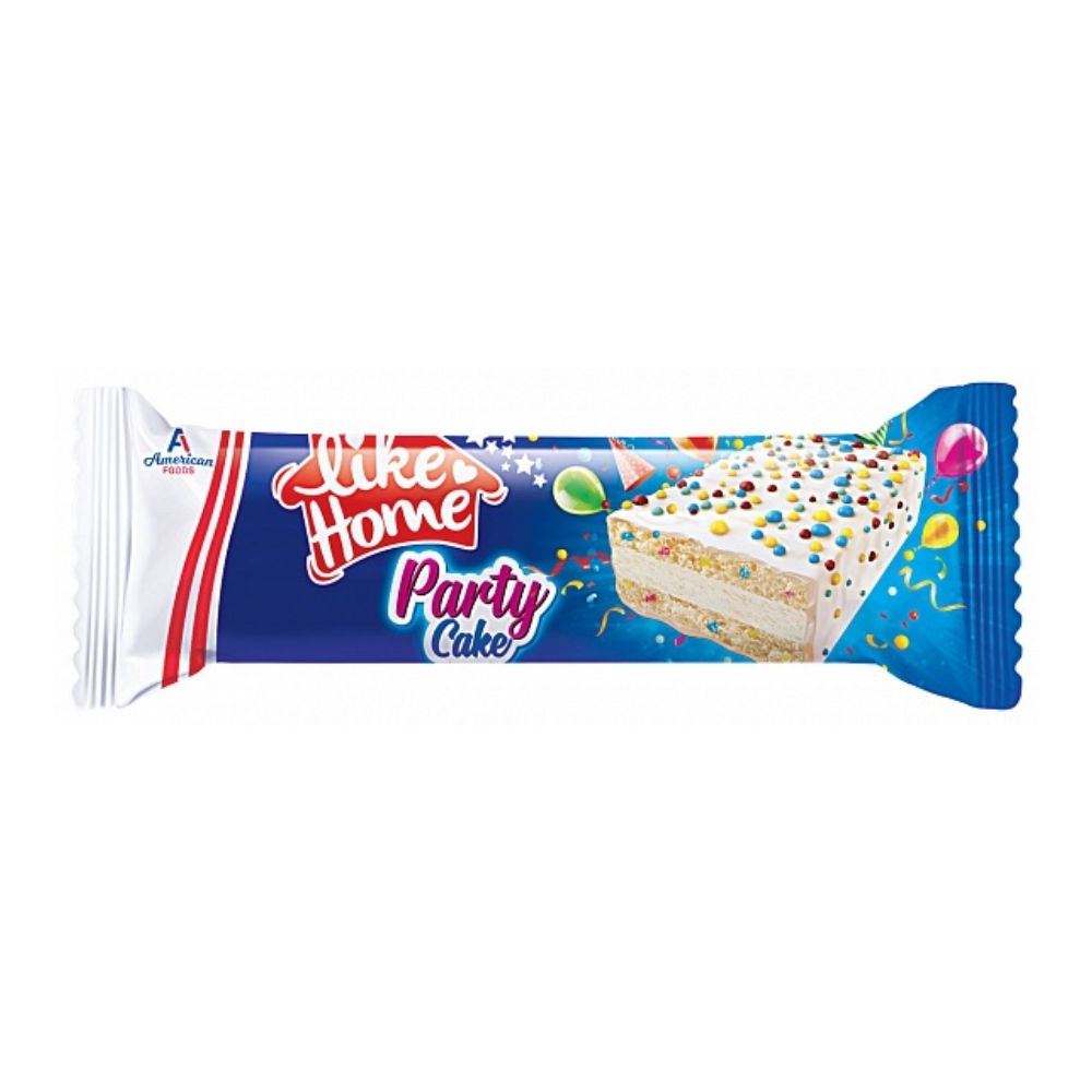 Like Home Party Cake, kolač prekriven kremom od mlijeka i šarenim granulama od 50g 