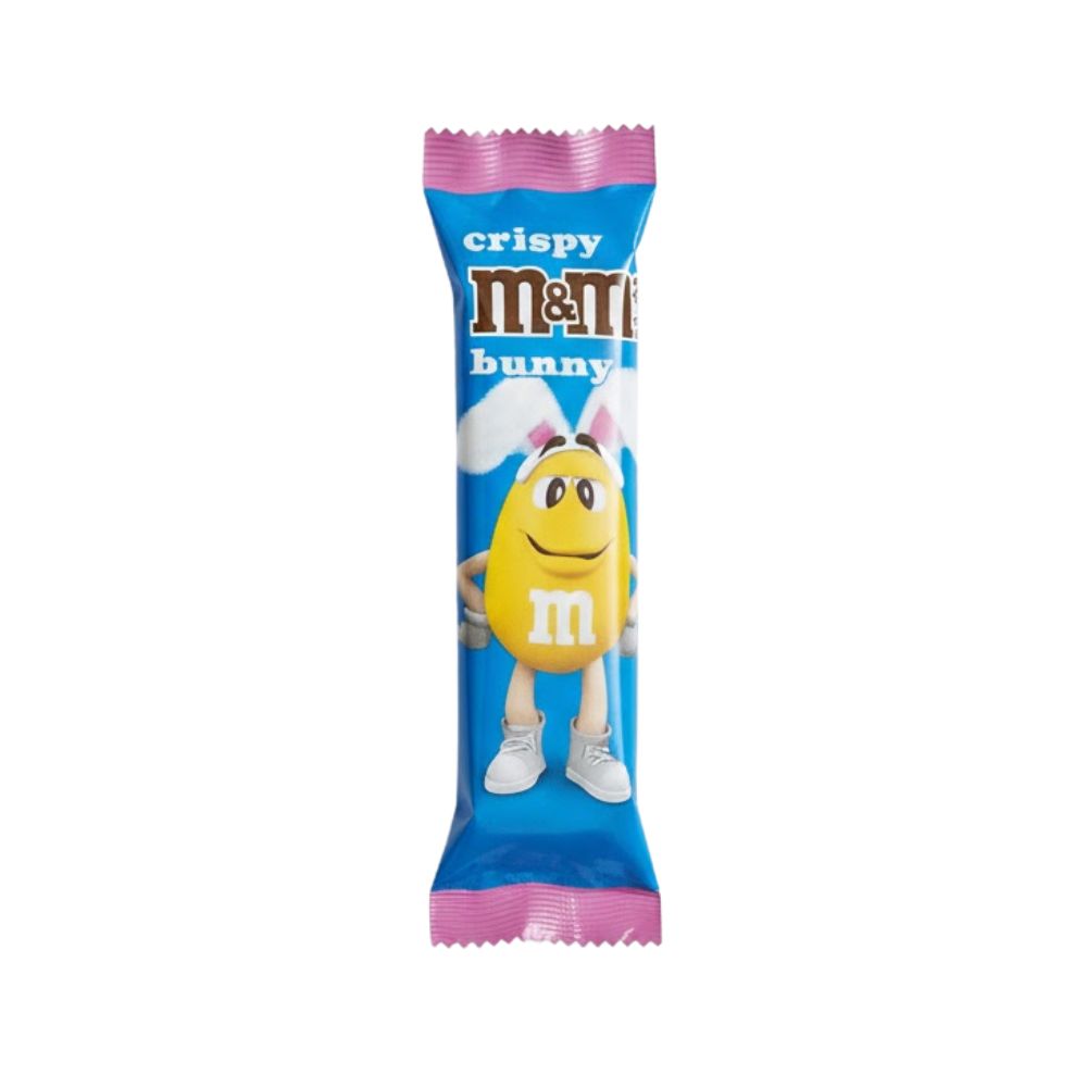 M&M's Crispy Bunny, barretta di cioccolato al latte e M&M's da 29g