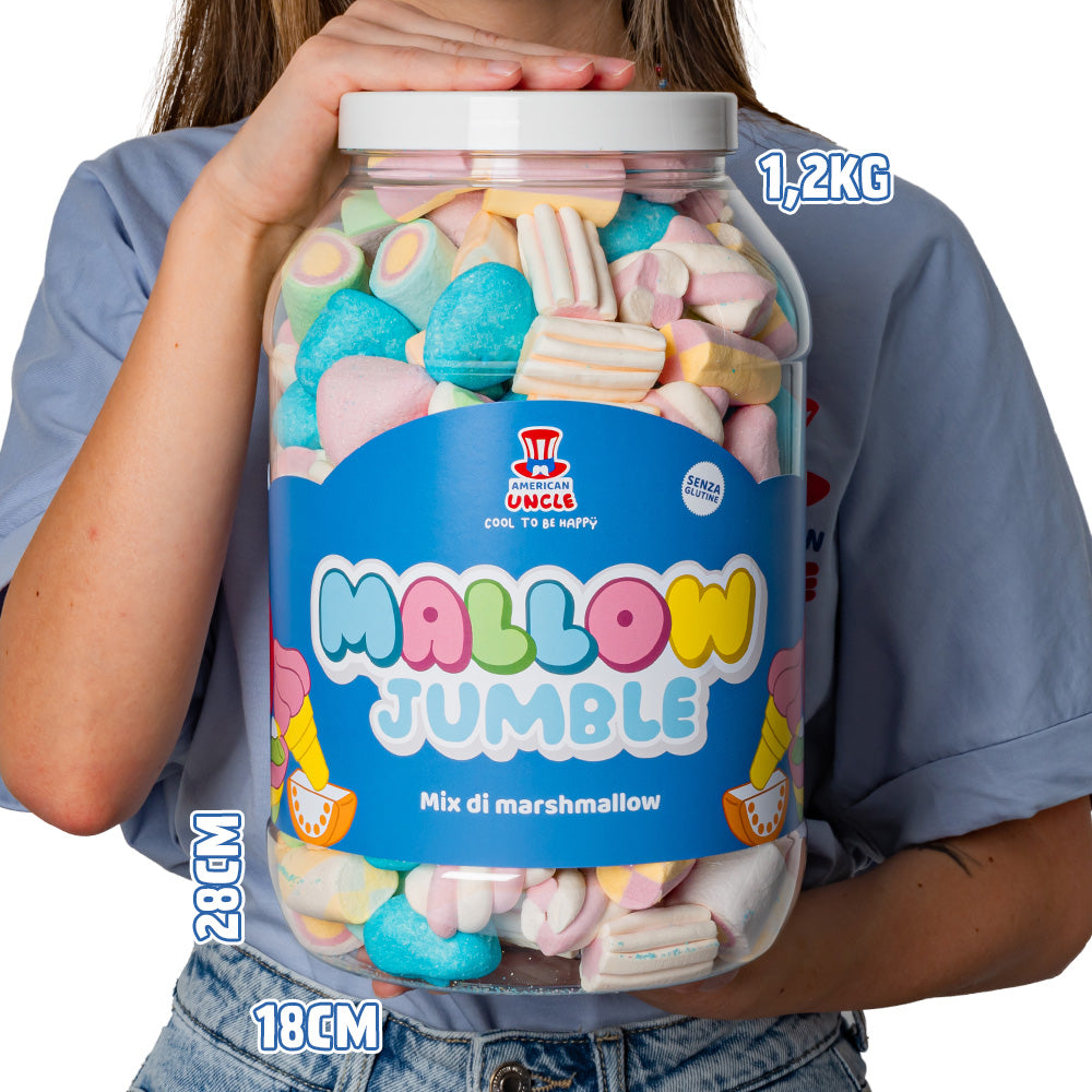 Mallow Jumble, staklenka marshmallow za sastavljanje s tvojim omiljenim okusima 