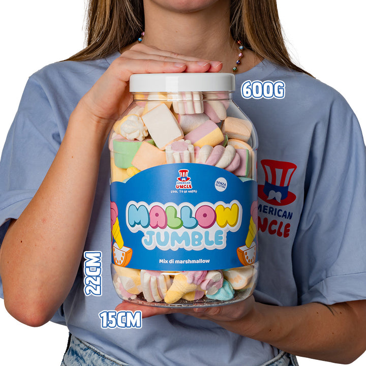 Mallow Jumble, staklenka marshmallow za sastavljanje s tvojim omiljenim okusima 