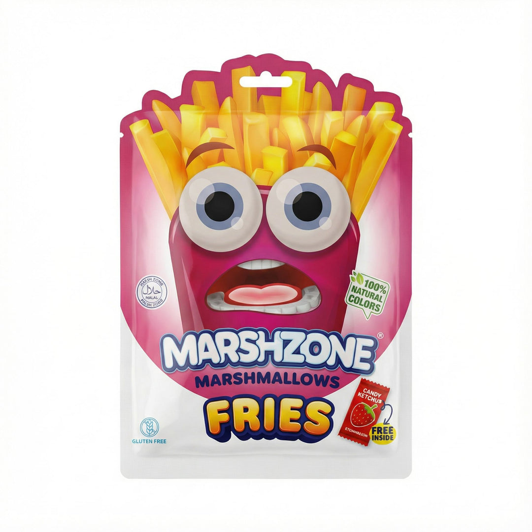 Marshmallows da 65g a forma di patatine
