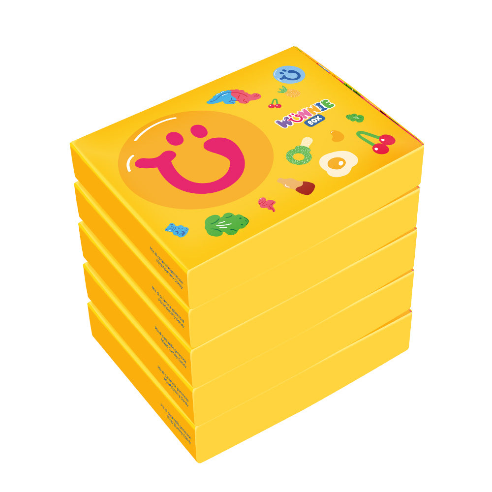 Wunnie box "So Candy, So Happy", 5 kutija gumenih bombona u raznim okusima od 480g 