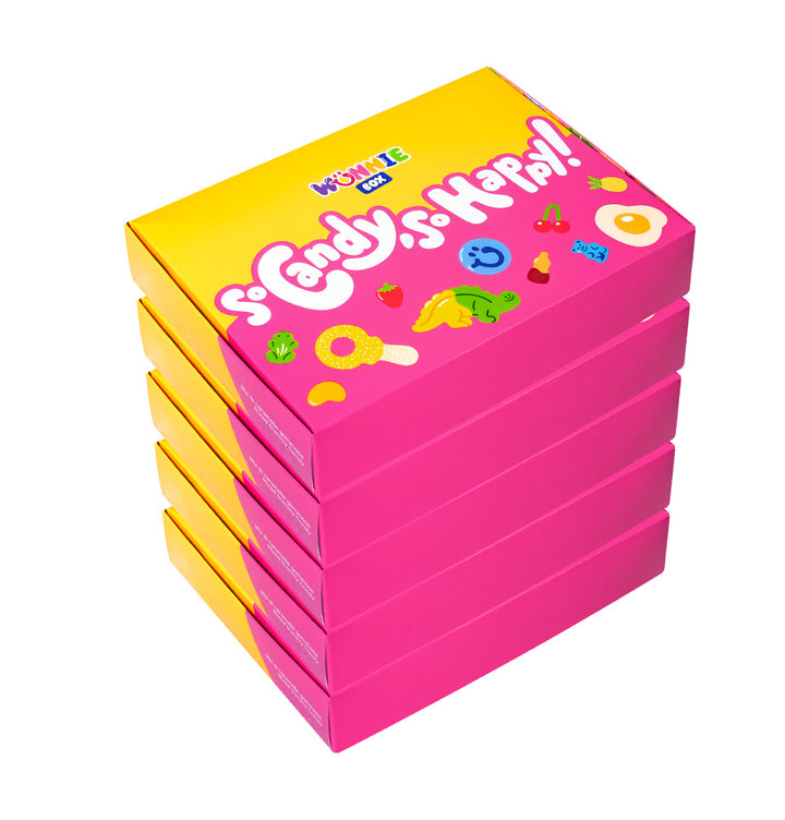 Wunnie box "So Candy, So Happy", 5 kutija gumenih bombona u raznim okusima od 480g 