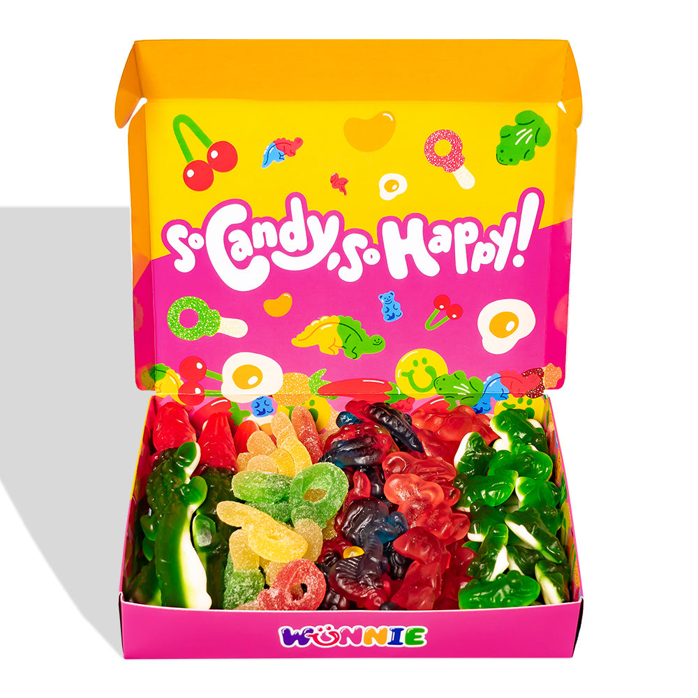 Wunnie box "So Candy, So Happy", 5 kutija gumenih bombona u raznim okusima od 480g 