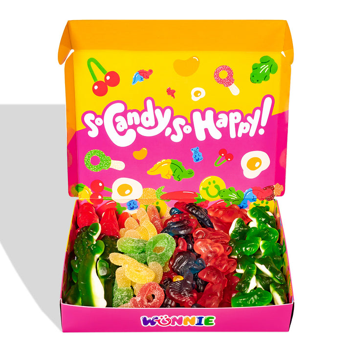Wunnie box "So Candy, So Happy", 5 kutija gumenih bombona u raznim okusima od 480g 