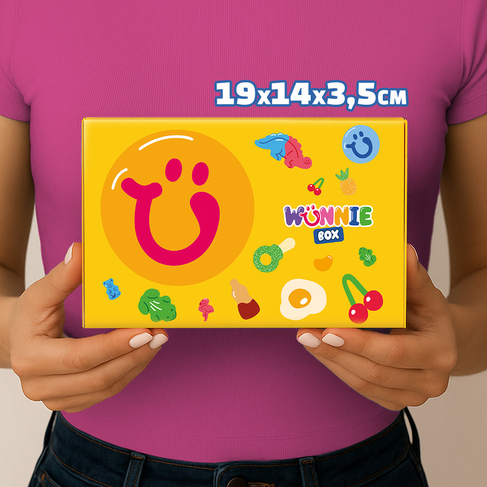 Wunnie box "So Candy, So Happy", 5 kutija gumenih bombona u raznim okusima od 480g 