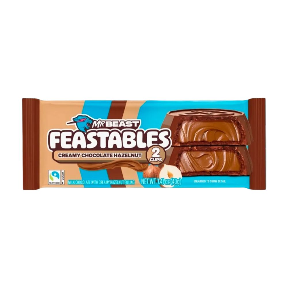 Feastables Feastables Creamy Chocolate Hazelnut Cups — product image