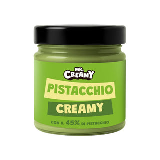 Mr. Creamy Pistacchio Creamy, crema spalmabile al Pistacchio 45% da 200g.