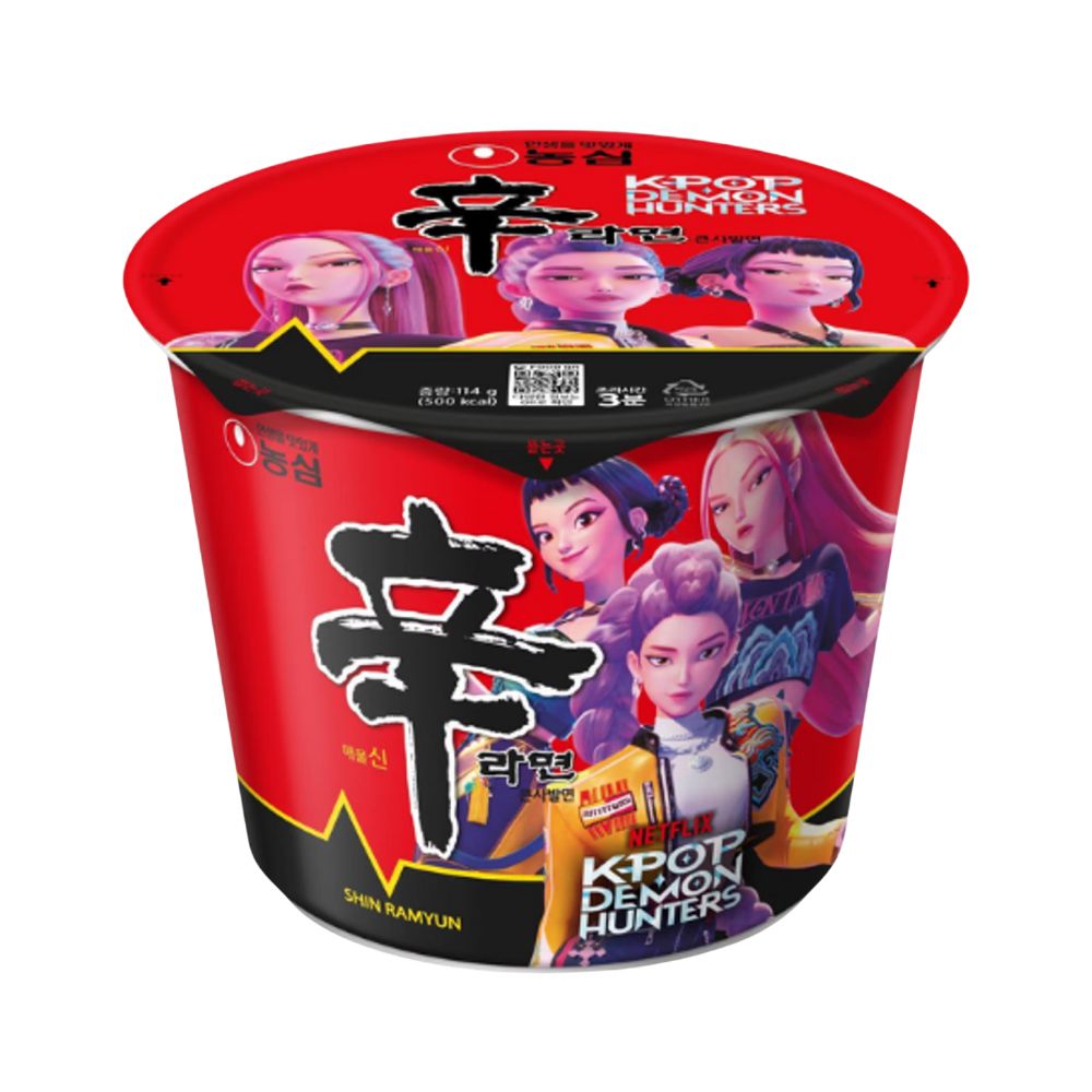 Nongshim Shin Ramyun K-Pop lovci na demone, pikantni rezanci od 114 g 