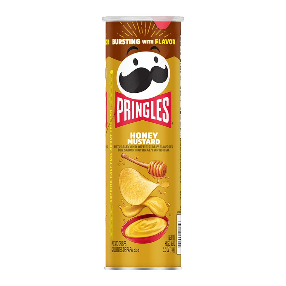 Pringles Honey Mustard, čips s medom i senfom od 158g 