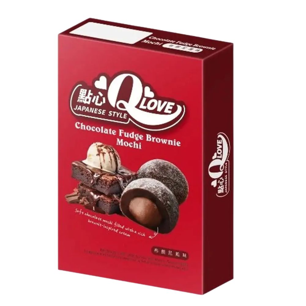 QLove Chocolate Fudge Brownie Mochi, mochi al gusto di brownie da 180g
