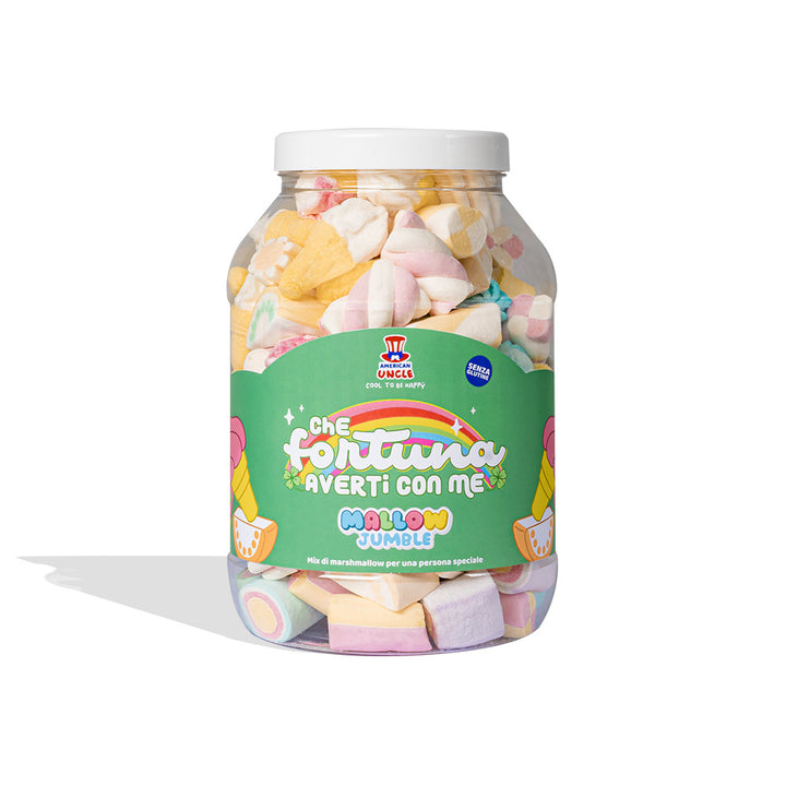 Mallow Jumble, staklenka marshmallow za sastavljanje s tvojim omiljenim okusima 