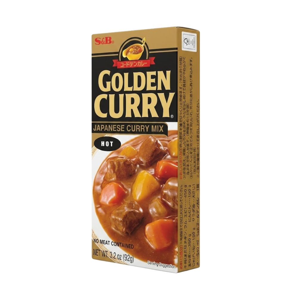 S&B Golden Curry Japanese Curry Mix Hot, pripravak za pikantni curry umak 92 g 