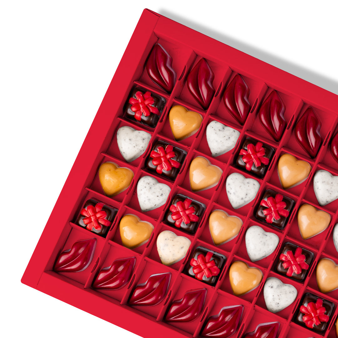 Kutija čokoladica “Ti si najslađi”, box od 600 g sa 60 miješanih čokoladica 