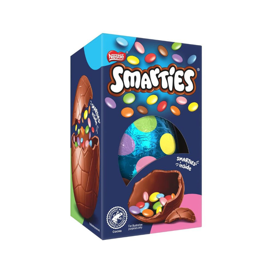 Smarties Egg, uovo di cioccolato al latte con smarties da 100g