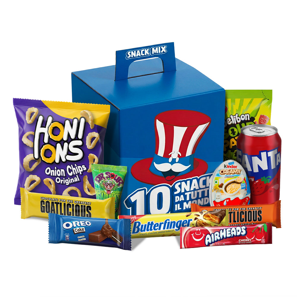 Snack Mix, asortiman od 10 snack međunarodnih slatkih i slanih iznenađenja 