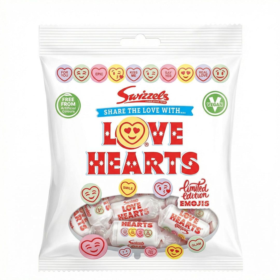 Swizzels Matlow Love Hearts Minis - caramelle frizzanti da 76g