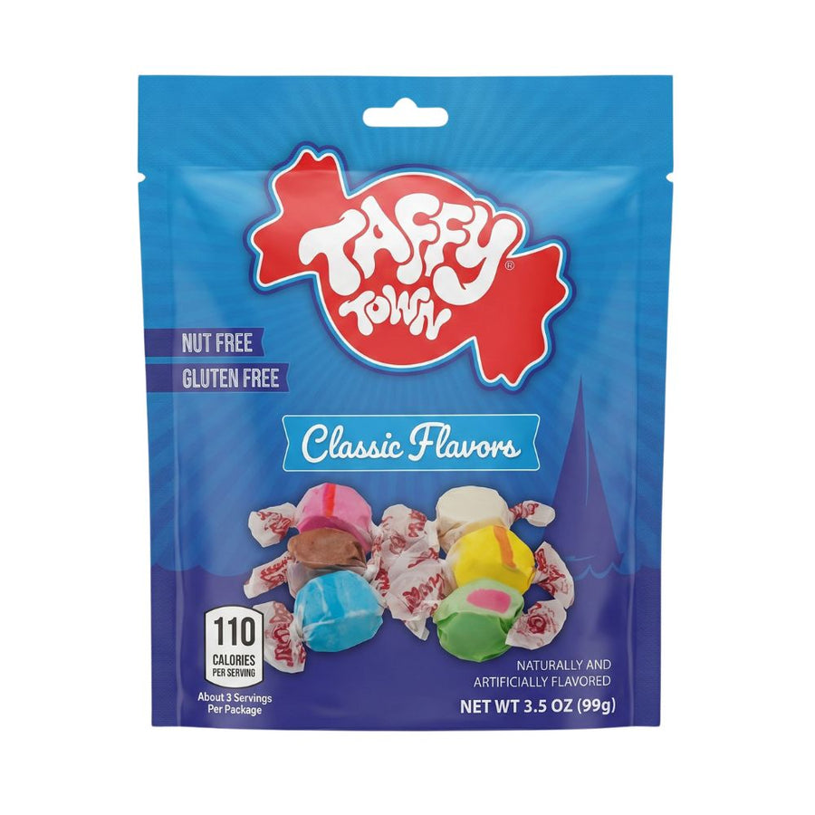 Taffy Town Classic Flavours, mix assortito di caramelle taffy da 99g