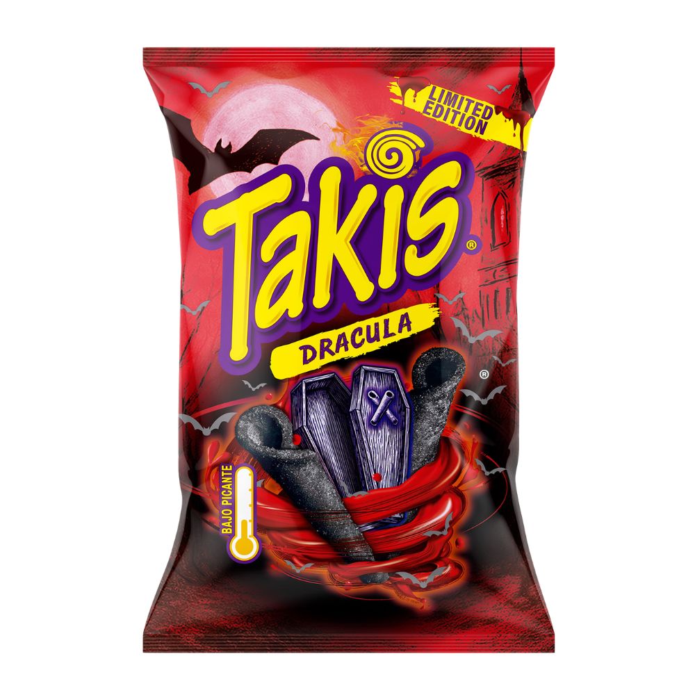 Takis Dracula Limited Edition, tortiljašasti uvojci okusa teriyaki od 100 g