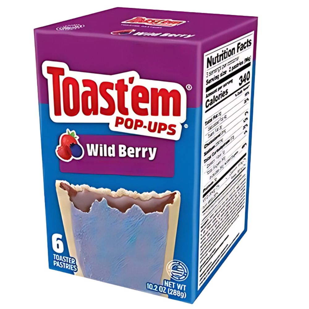 Toast'em Pop-Ups Wild Berry, keksi s kremom okusa šumskog voća od 288g 