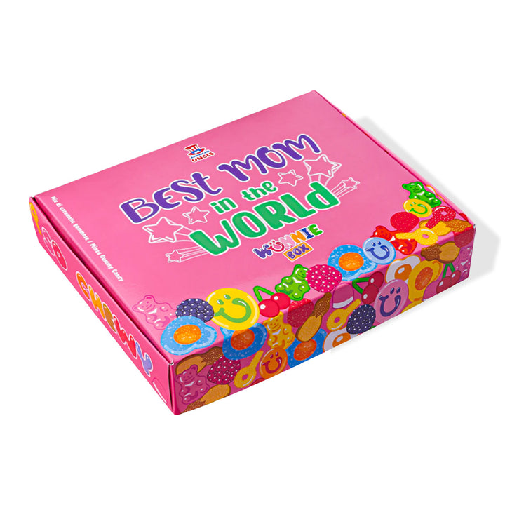 Wunnie box “Najbolja Mama”, Candy box za sastavljanje s omiljenim gumenim bombonima Mame - 1 kg 