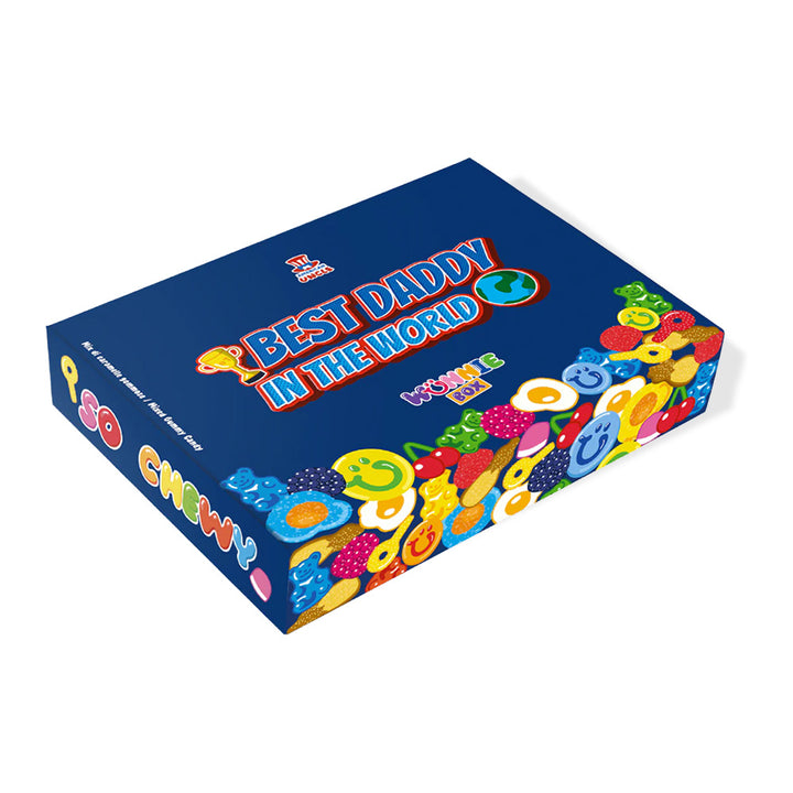 Wunnie box “Najbolji tata”, Candy box za sastaviti s tatinim omiljenim gumastim bombonima - 1 kg 