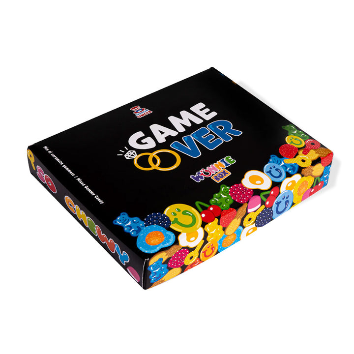 Wunnie box "Game over", Candy box za sastavljanje s mladoženjinim omiljenim gumama - 1 kg 