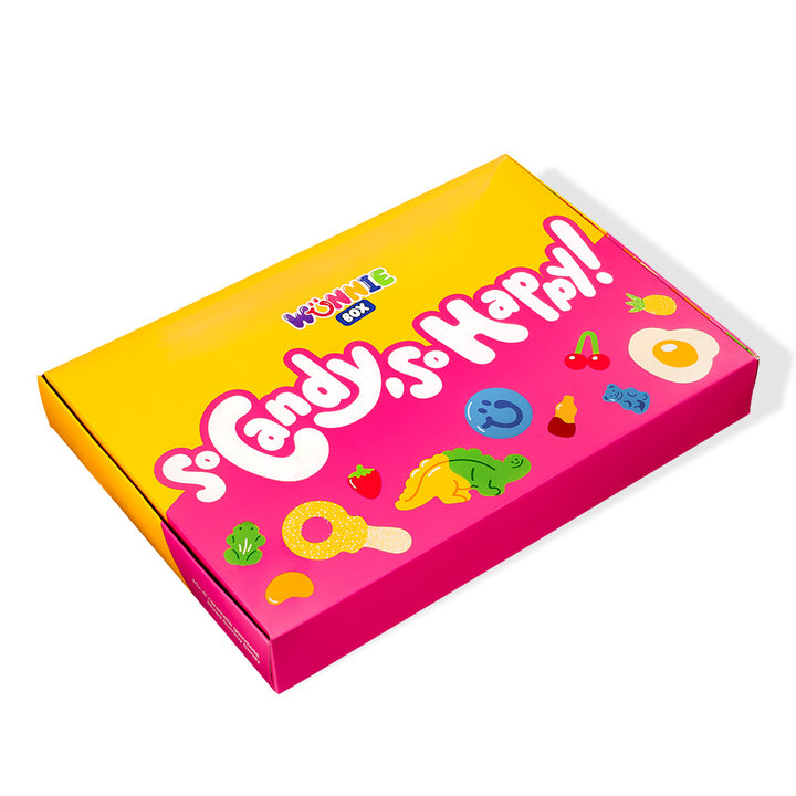 Wunnie box "So Candy, So Happy", kutija gumenih bombona za sastavljanje s tvojim omiljenim okusima - 1 kg 