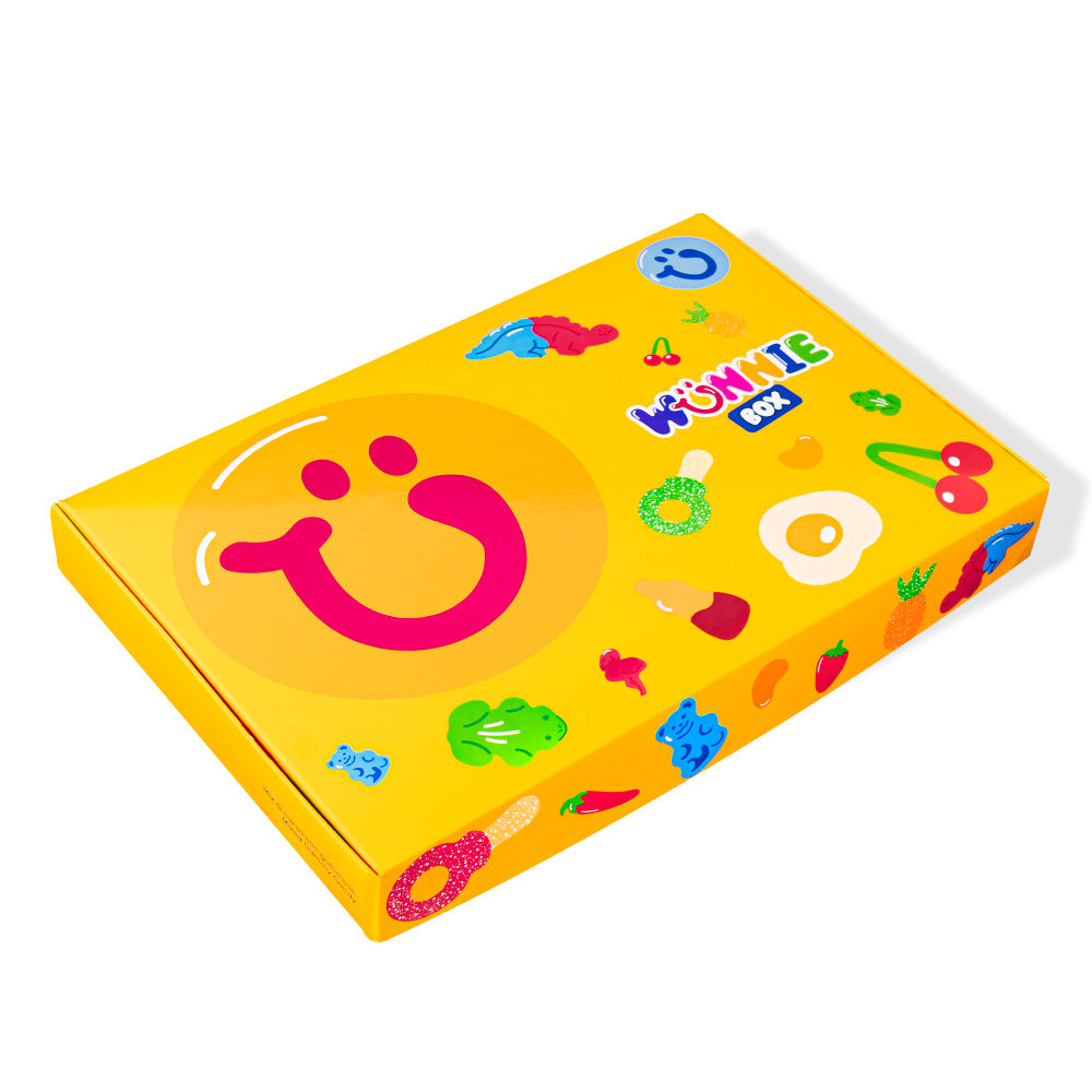 Wunnie box "So Candy, So Happy", kutija gumenih bombona za sastavljanje s tvojim omiljenim okusima - 1 kg 