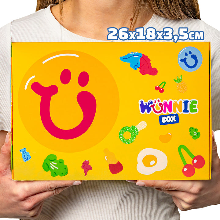 Wunnie box "So Candy, So Happy", kutija gumenih bombona za sastavljanje s tvojim omiljenim okusima - 1 kg 