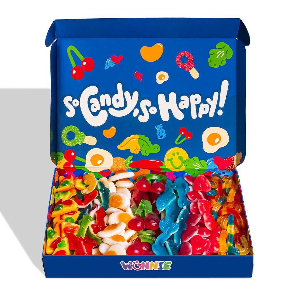 Wunnie box jelly mix, kutija glatkih gumenih bombona 