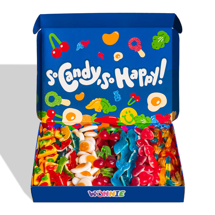 Wunnie box jelly mix, kutija glatkih gumenih bombona 