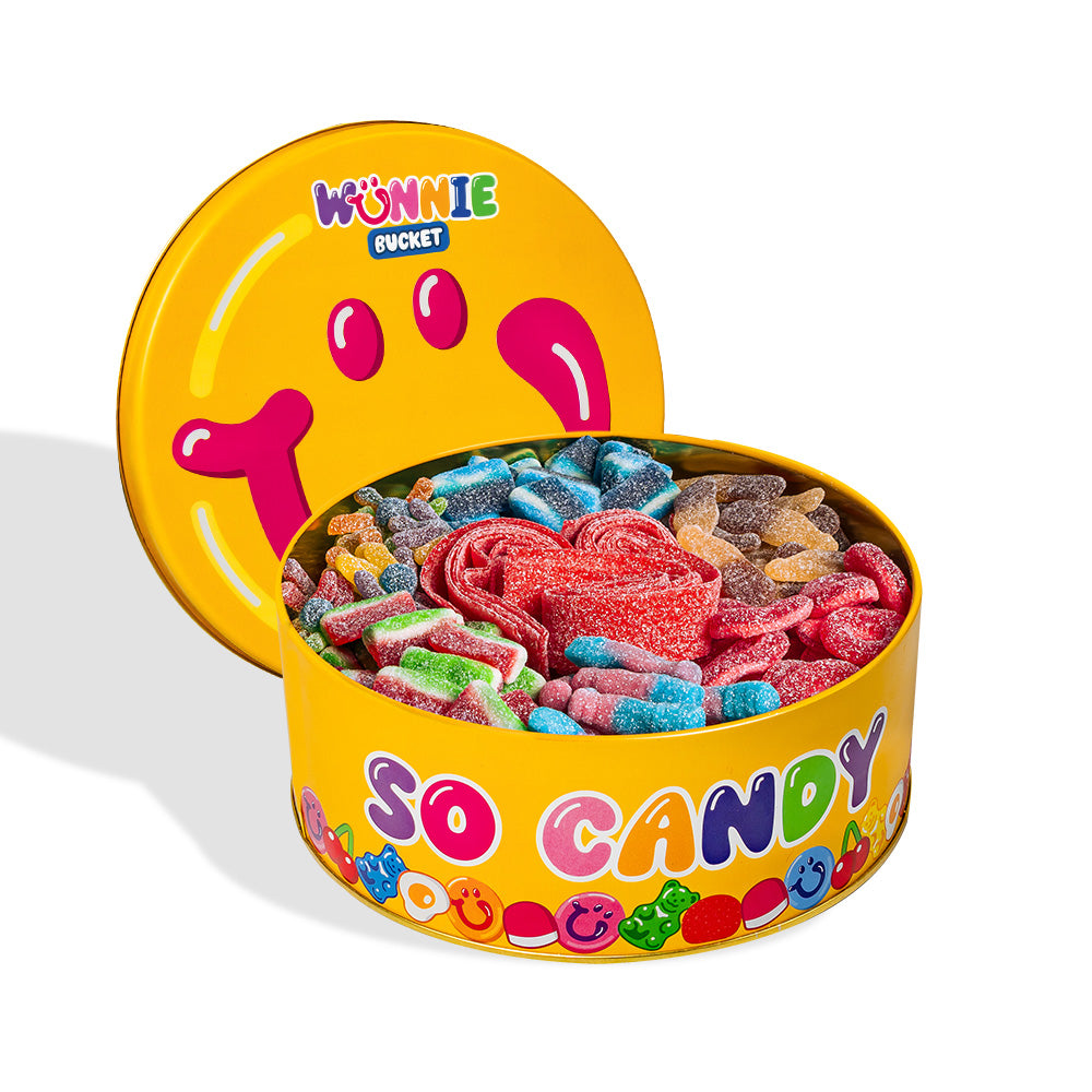 Wunnie Bucket fizzy mix: limenka pjenušavih gumenih bombona