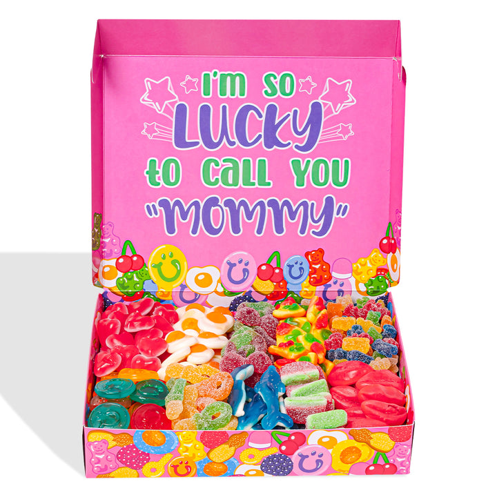 Wunnie box “Najbolja Mama”, Candy box za sastavljanje s omiljenim gumenim bombonima Mame - 1 kg 