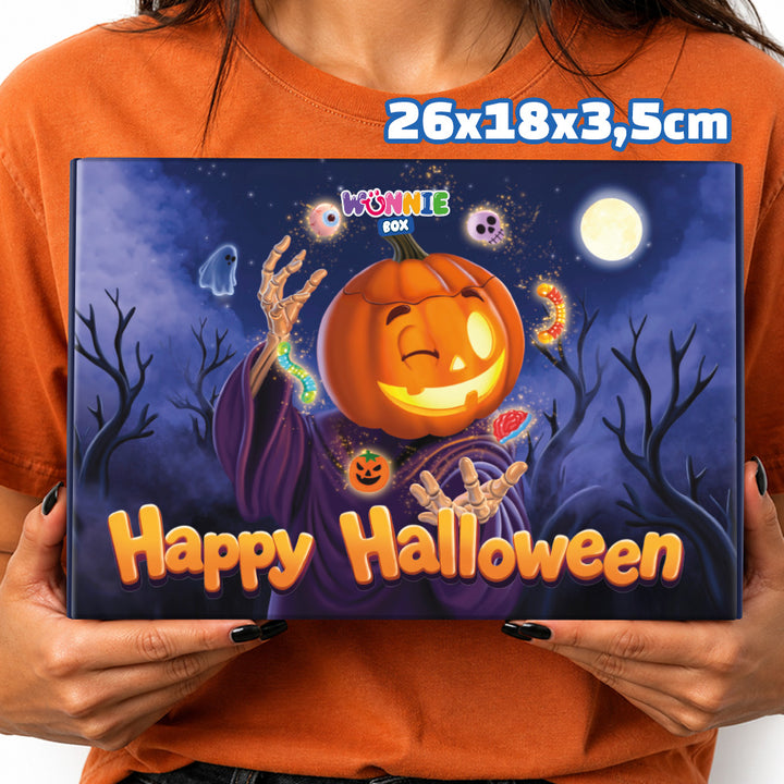 Wunnie Box "Sretan Halloween", kutija gumenih bombona za sastavljanje s tvojim omiljenim okusima 