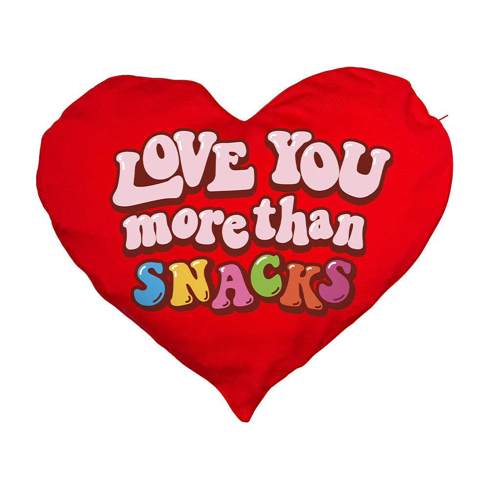 Valentine's Heart XXL, jastuk u obliku srca s 80 snack slatkih i slanih iznenađenja 