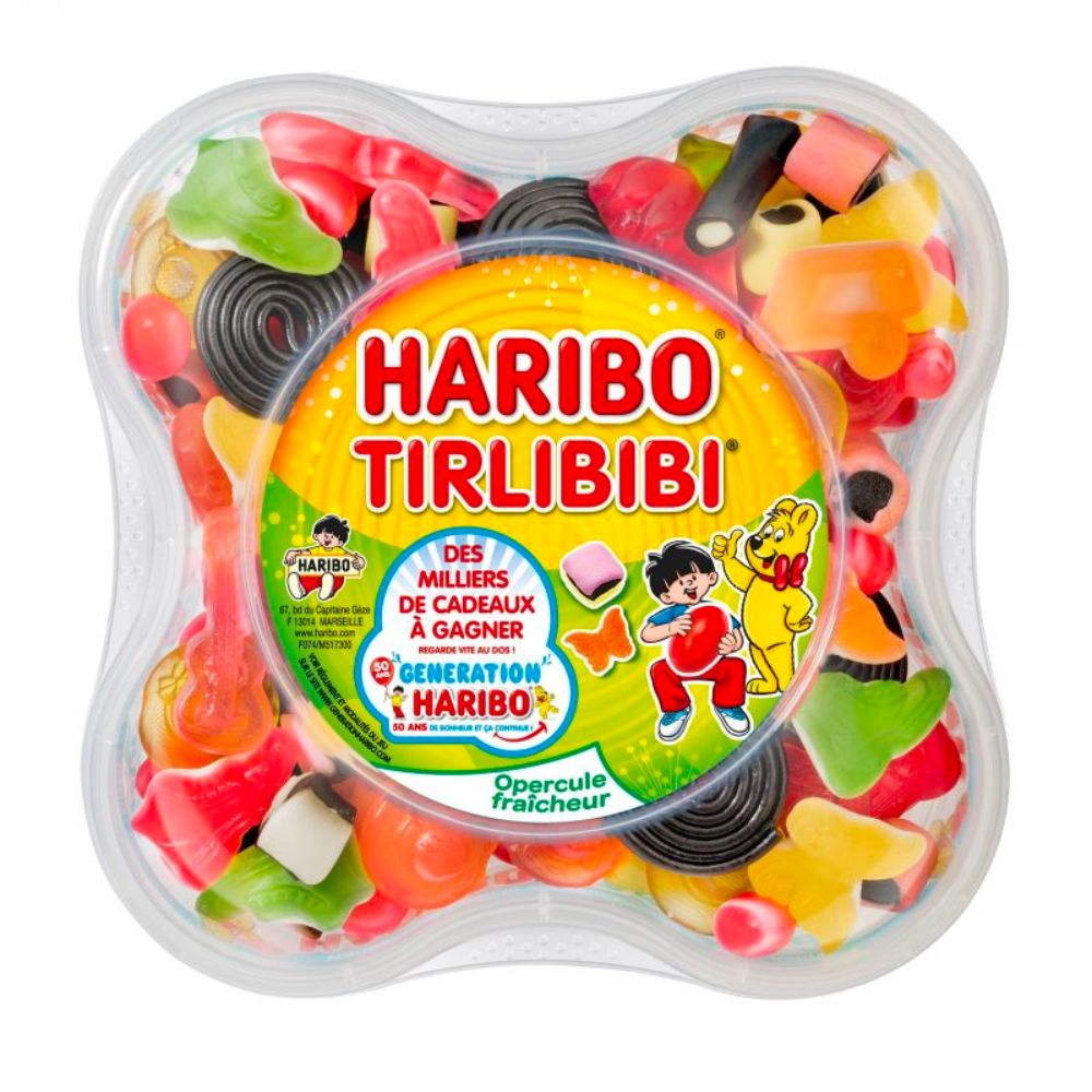Haribo Tirlibibi, miješani gumeni bomboni od 750g 