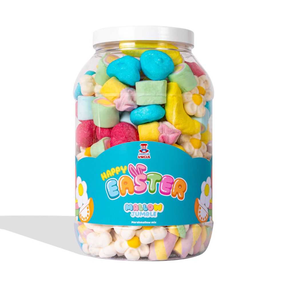 Mallow Jumble "Sretan Uskrs", staklenka marshmallow za sastavljanje s tvojim omiljenim okusima 