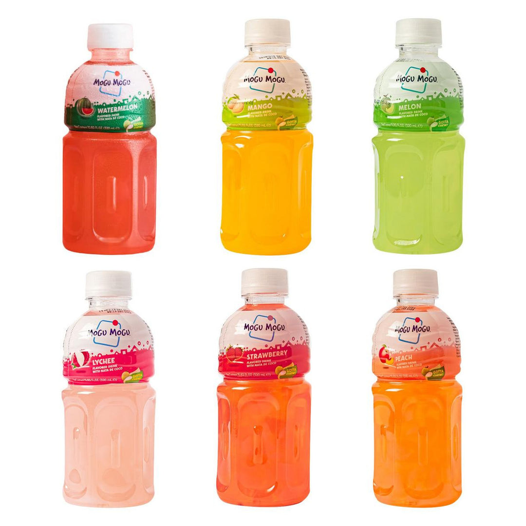 Mogu Mogu Kit, 6 pića okusa lubenice, manga, dinje, ličija, jagode i breskve