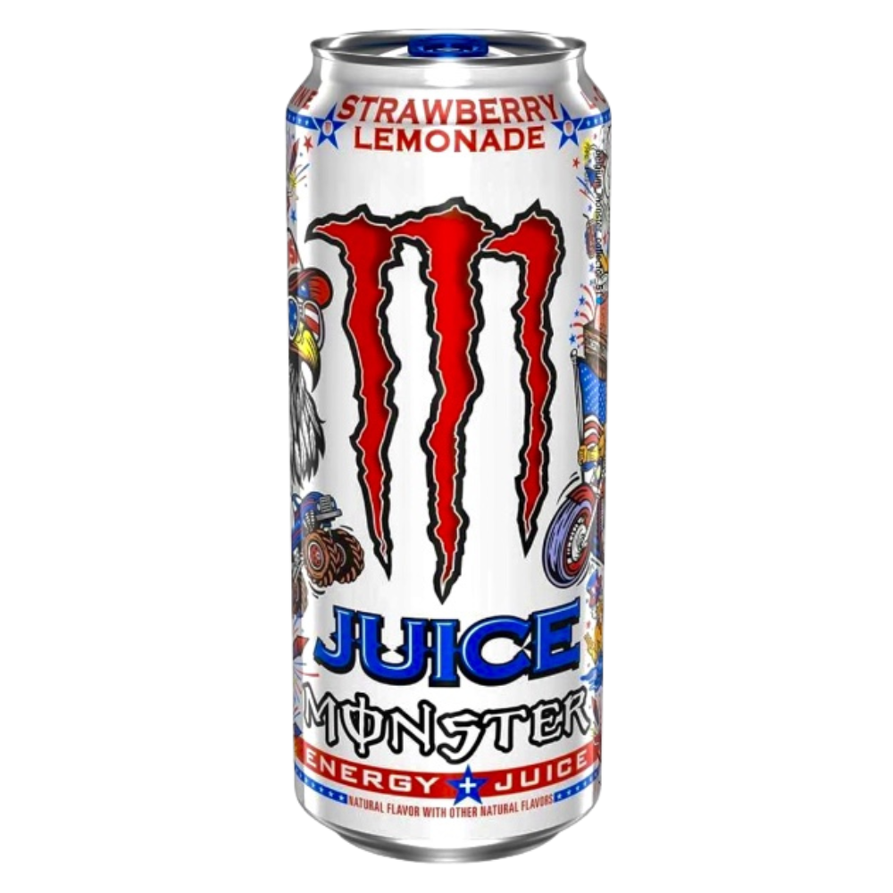 Monster Juice Strawberry Lemonade, energetsko piće okusa limunade i jagode od 473 ml 