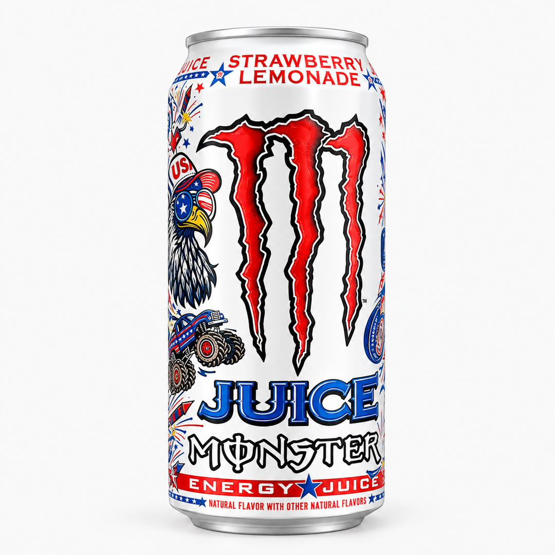 Monster Juice Strawberry Lemonade, energetsko piće okusa limunade i jagode od 473 ml 