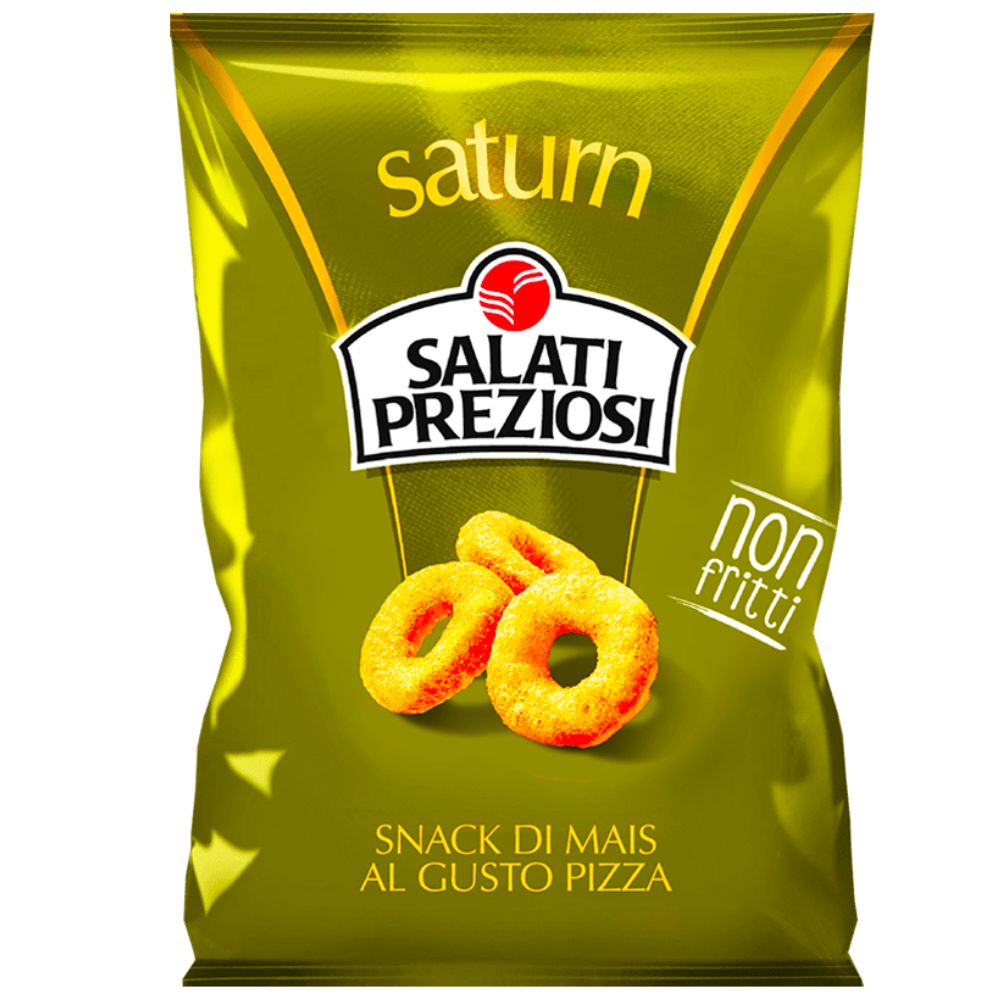 Salati Preziosi Saturn, snack od kukuruza s okusom pizze od 110g 