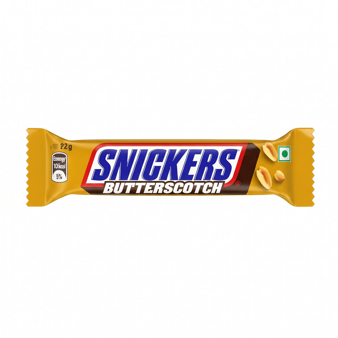 Snickers Butterscotch, čokoladica s kikirikijem i karamelom okusa butterscotch, 22 g 