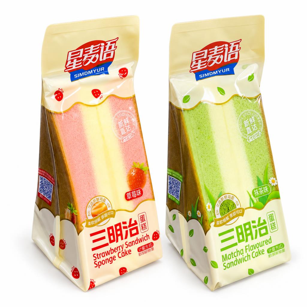 Xing Mai Yu Kit, 2 međuobroka okusa jagode i matcha