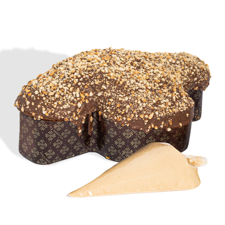 Uskrsna golubica Choco Peanuts by American Uncle, golubica s čokoladom i kikirikijem od 800 g s kremom Choco Peanut Butter od 200 g 