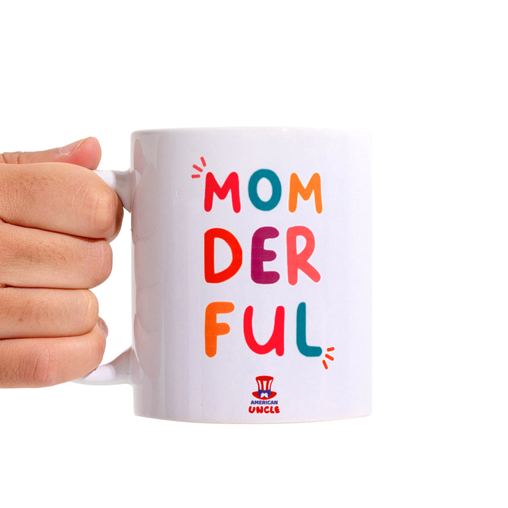 Šalica Momderful, poklon ideja za mamu od 350ml 