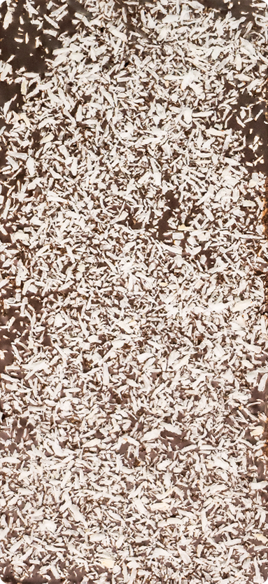 ChocoLetter Dark Choco & Coconut, ručno rađena tamna čokolada s kokosovim mrvicama od 100g 