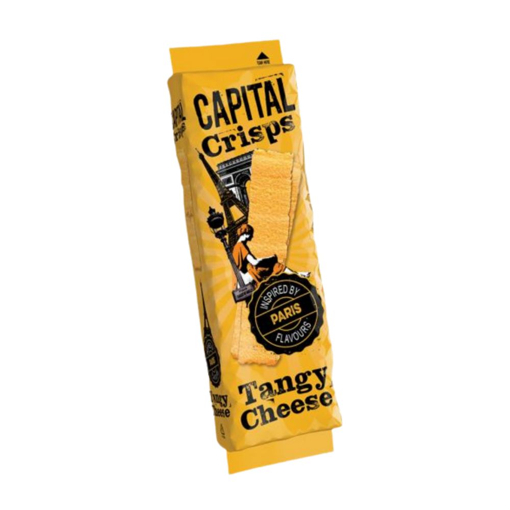 Capital Crisps Paris Tangy Cheese, pikantni sir čips od 75g 