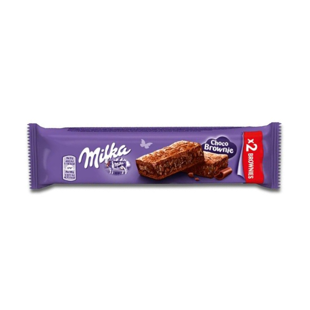 Milka Choco Brownie, 2 čokoladna brownieja s mliječnom čokoladom od 25 g 
