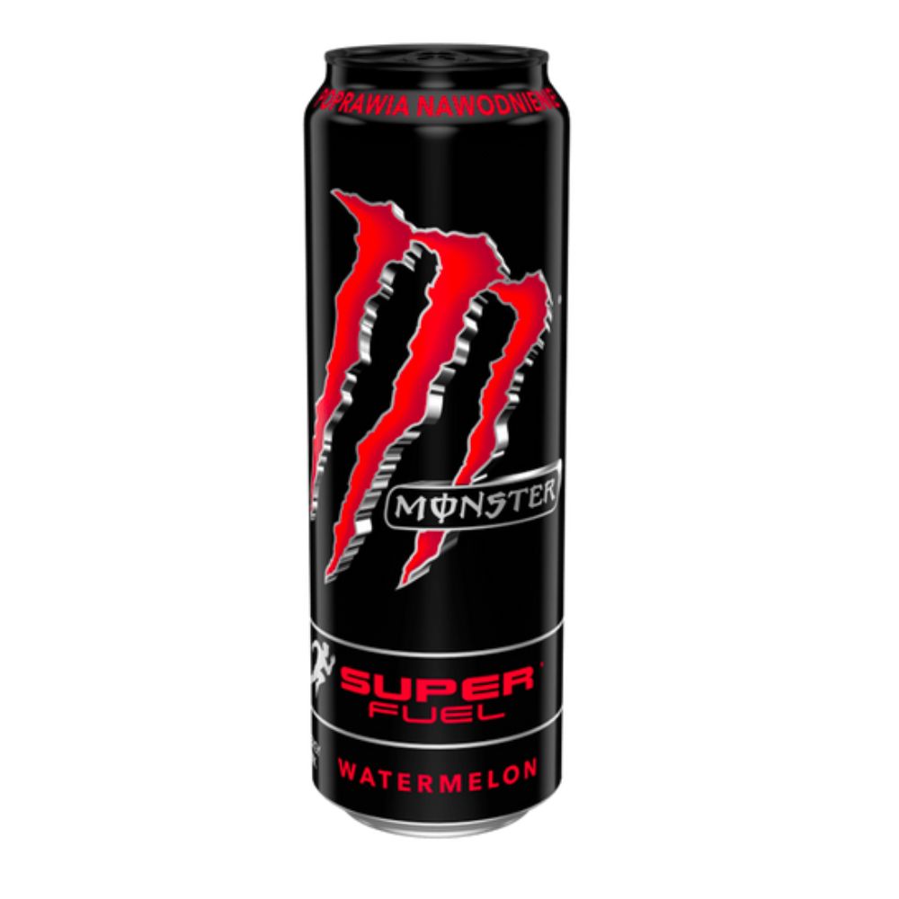 (Monster ne za kolekciju, oštećena) Monster Super Fuel Watermelon, energy drink lubenica od 568 ml 